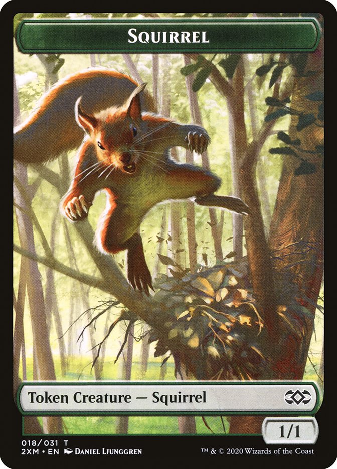 Squirrel Token [Double Masters] | Exor Games Dartmouth