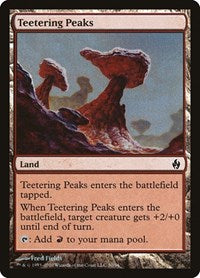 Teetering Peaks [Premium Deck Series: Fire and Lightning] | Exor Games Dartmouth