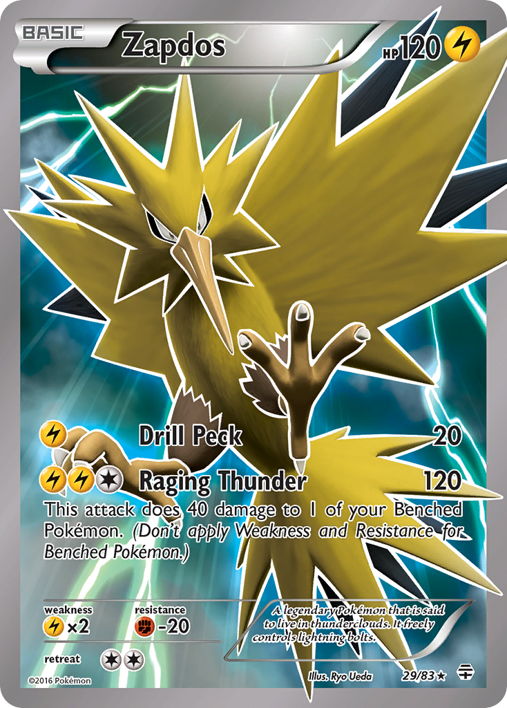 Zapdos (29/83) [XY: Generations] | Exor Games Dartmouth