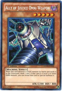 Ally of Justice Omni-Weapon [HA03-EN050] Secret Rare | Exor Games Dartmouth