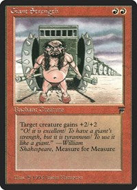 Giant Strength [Legends] | Exor Games Dartmouth