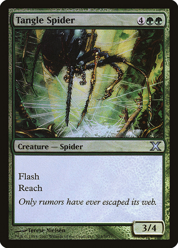Tangle Spider (Premium Foil) [Tenth Edition] | Exor Games Dartmouth