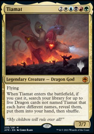 Tiamat (Promo Pack) [Dungeons & Dragons: Adventures in the Forgotten Realms Promos] | Exor Games Dartmouth