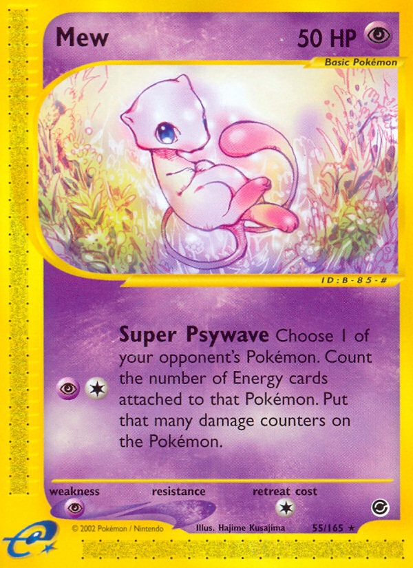 Mew (55/165) [Expedition: Base Set] | Exor Games Dartmouth