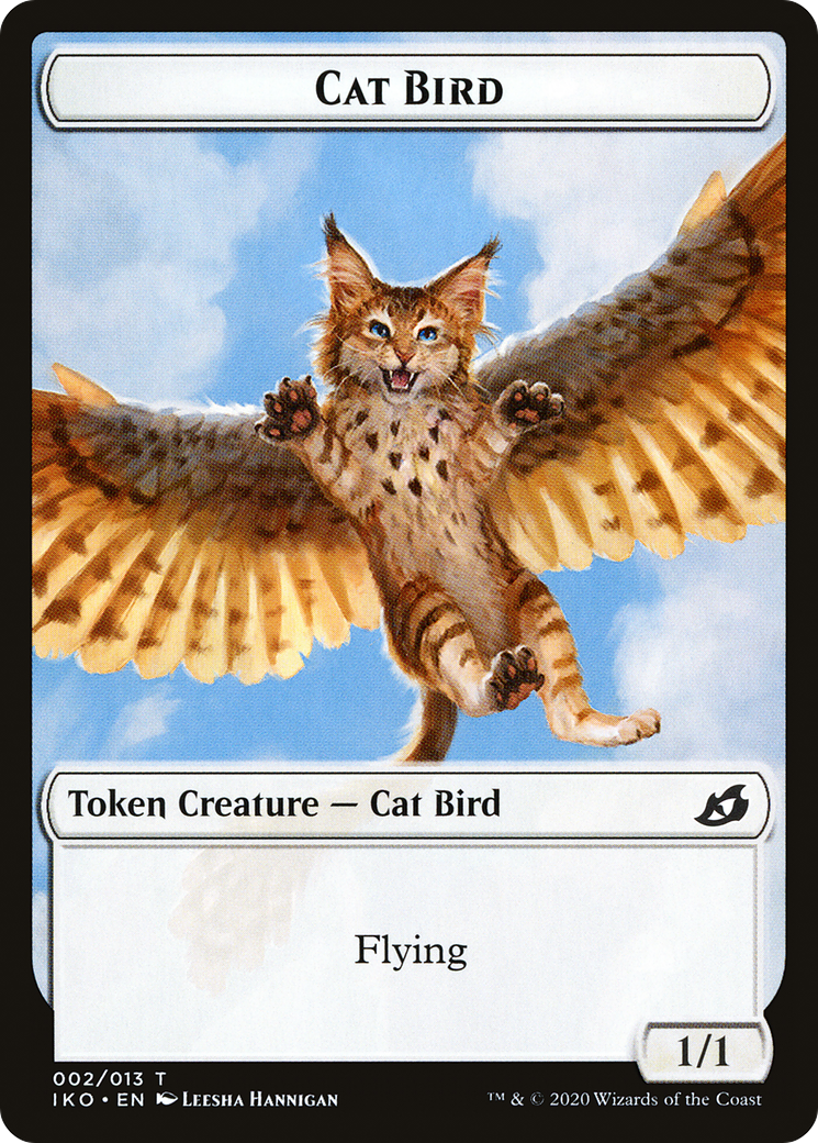 Cat Bird // Spirit Double-Sided Token [Starter Commander Decks] | Exor Games Dartmouth