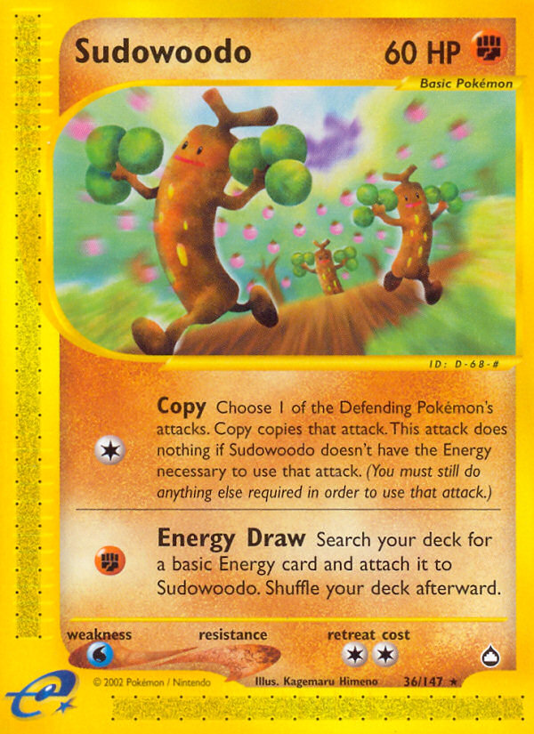 Sudowoodo (36/147) [Aquapolis] | Exor Games Dartmouth