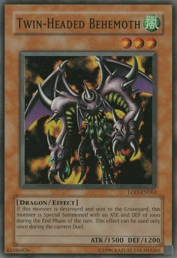 Twin-Headed Behemoth [LOD-EN063] Super Rare | Exor Games Dartmouth