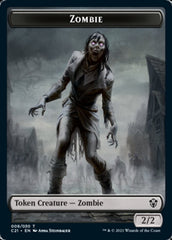 Zombie // Horror Token [Commander 2021 Tokens] | Exor Games Dartmouth