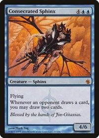 Consecrated Sphinx [Mirrodin Besieged] | Exor Games Dartmouth