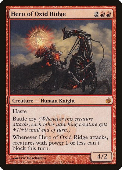 Hero of Oxid Ridge [Mirrodin Besieged] | Exor Games Dartmouth