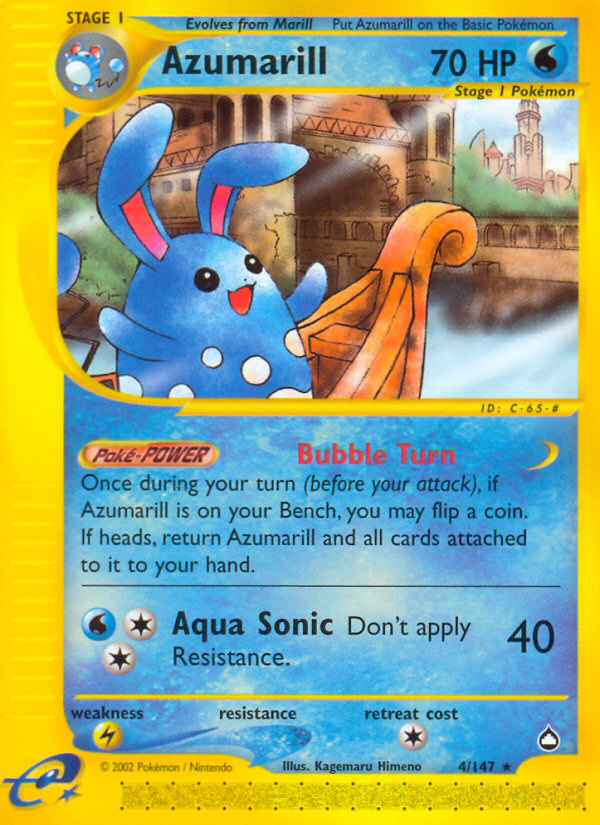 Azumarill (4/147) [Aquapolis] | Exor Games Dartmouth