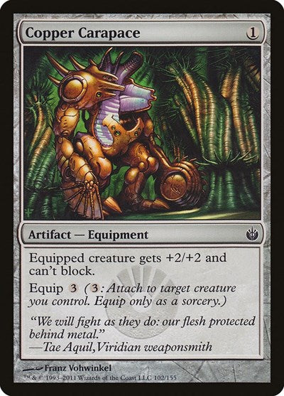 Copper Carapace [Mirrodin Besieged] | Exor Games Dartmouth