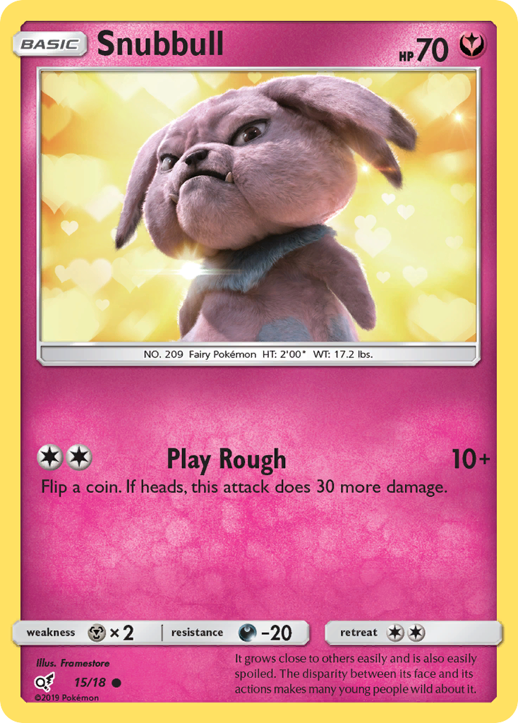 Snubbull (15/18) [Sun & Moon: Detective Pikachu] | Exor Games Dartmouth