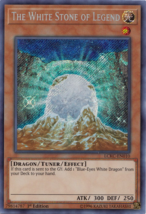 The White Stone of Legend [LCKC-EN010] Secret Rare | Exor Games Dartmouth