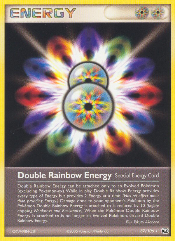 Double Rainbow Energy (87/106) [EX: Emerald] | Exor Games Dartmouth