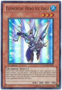 Elemental Hero Ice Edge [STOR-EN098] Super Rare | Exor Games Dartmouth