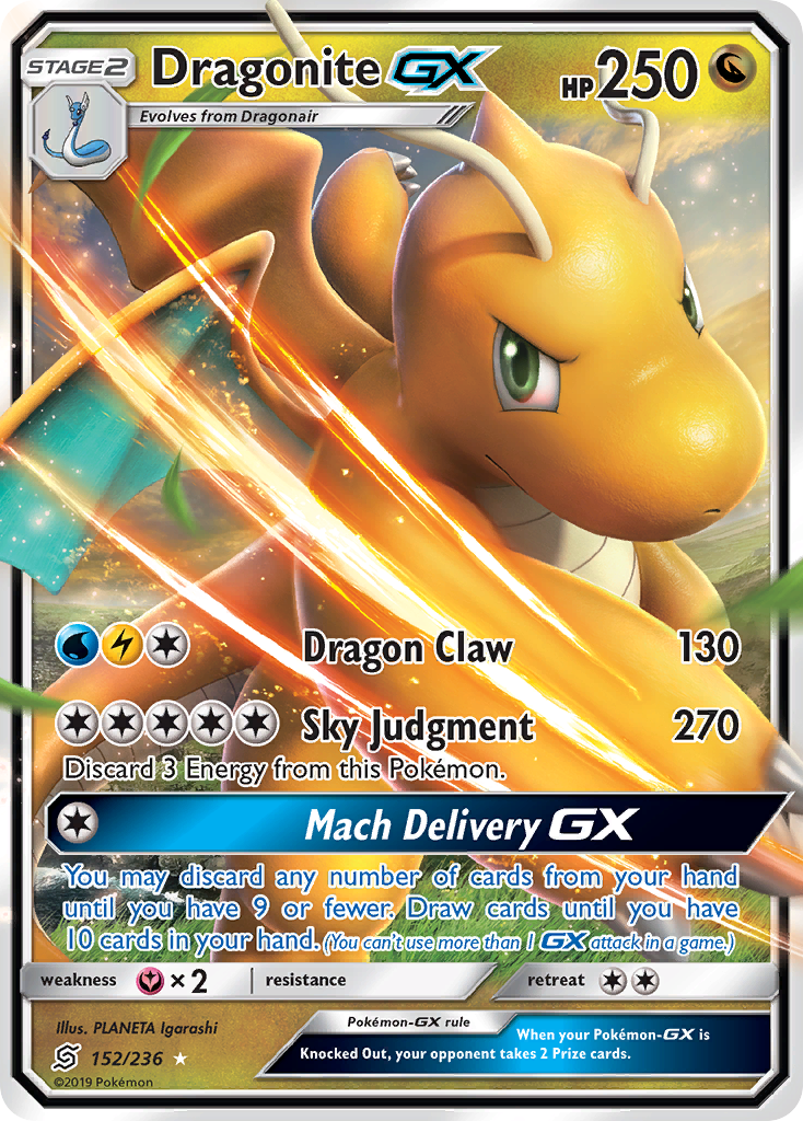 Dragonite GX (152/236) [Sun & Moon: Unified Minds] | Exor Games Dartmouth