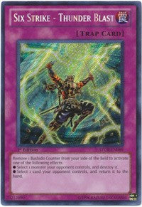 Six Strike - Thunder Blast [STOR-EN089] Secret Rare | Exor Games Dartmouth