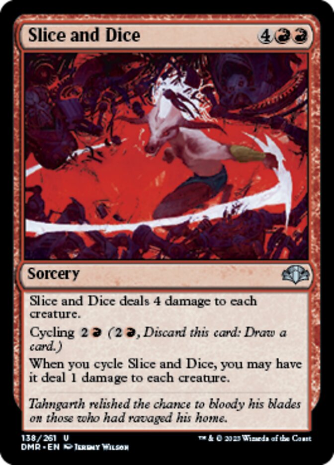 Slice and Dice [Dominaria Remastered] | Exor Games Dartmouth