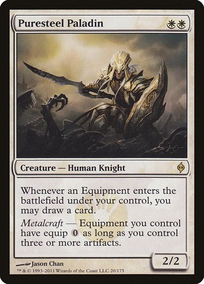 Puresteel Paladin [New Phyrexia] | Exor Games Dartmouth