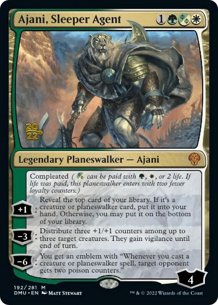 Ajani, Sleeper Agent [Dominaria United Prerelease Promos] | Exor Games Dartmouth