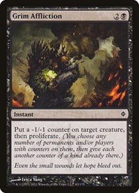 Grim Affliction [New Phyrexia] | Exor Games Dartmouth