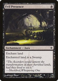 Evil Presence [New Phyrexia] | Exor Games Dartmouth