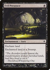 Evil Presence [New Phyrexia] | Exor Games Dartmouth