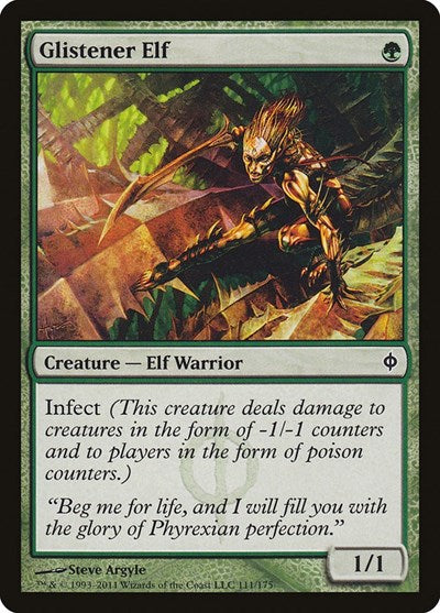 Glistener Elf [New Phyrexia] | Exor Games Dartmouth