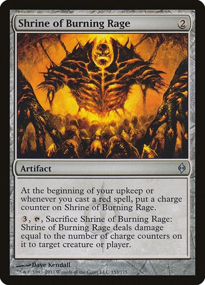 Shrine of Burning Rage [New Phyrexia] | Exor Games Dartmouth