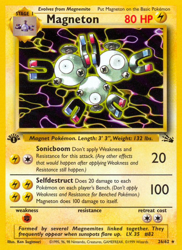 Magneton (26/62) [Fossil 1st Edition] | Exor Games Dartmouth