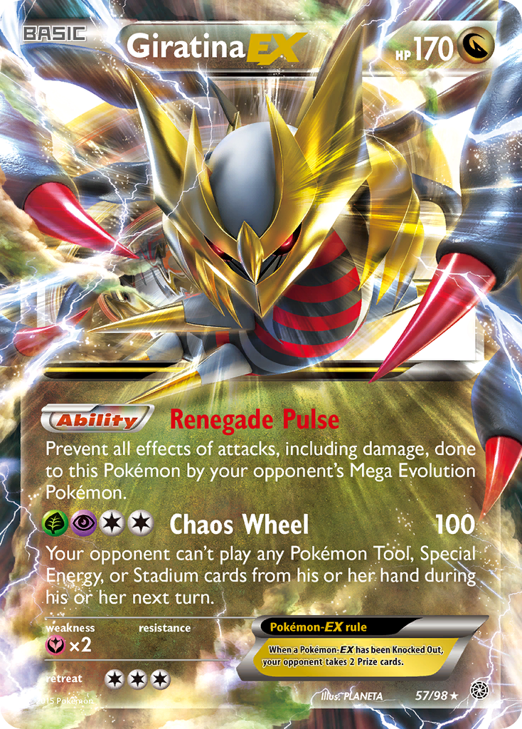 Giratina EX (57/98) [XY: Ancient Origins] | Exor Games Dartmouth