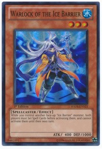 Warlock of the Ice Barrier [HA04-EN023] Super Rare | Exor Games Dartmouth