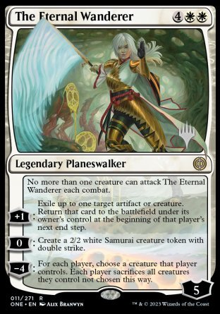 The Eternal Wanderer (Promo Pack) [Phyrexia: All Will Be One Promos] | Exor Games Dartmouth