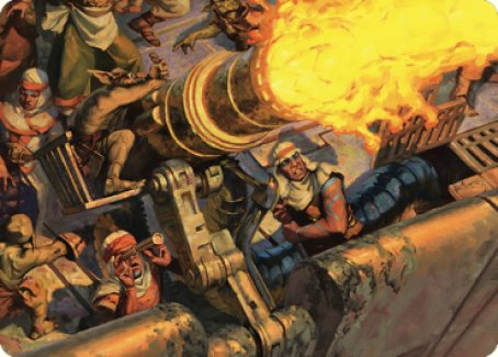 Mana Cannons Art Card [Dominaria United Art Series] | Exor Games Dartmouth