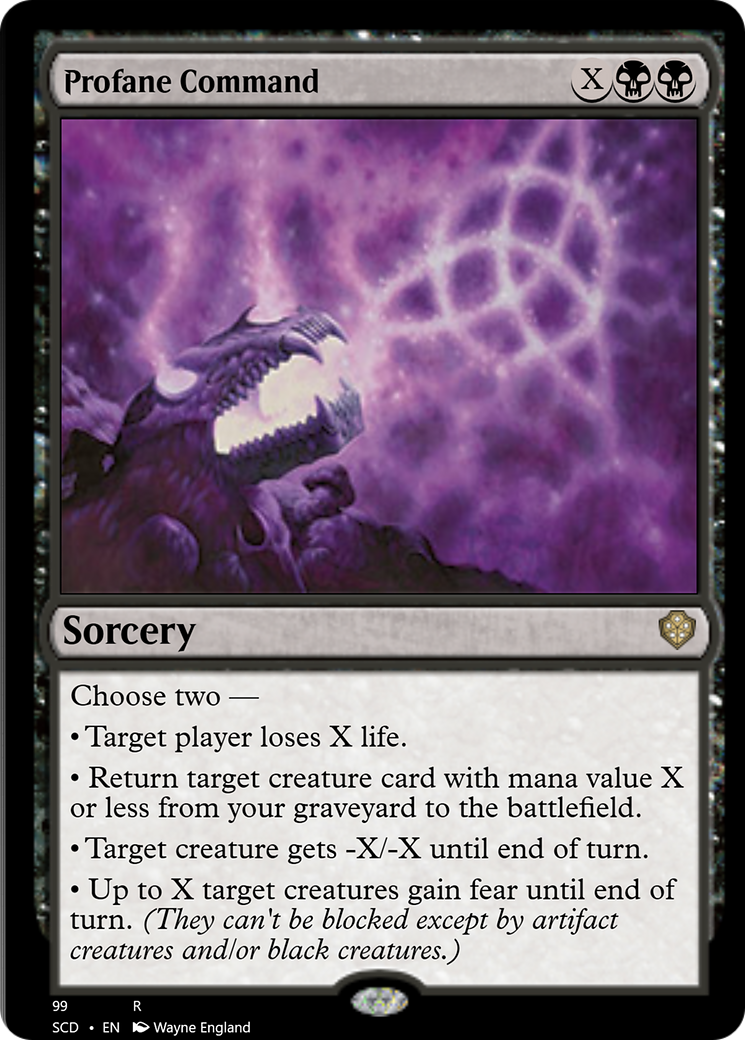 Profane Command [Starter Commander Decks] | Exor Games Dartmouth