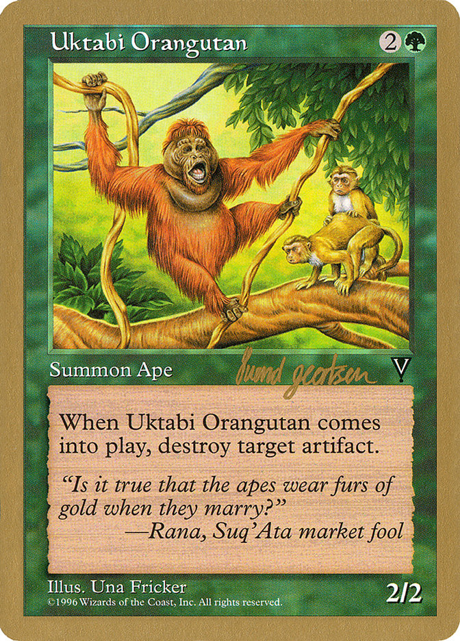 Uktabi Orangutan (Svend Geertsen) (SB) [World Championship Decks 1997] | Exor Games Dartmouth