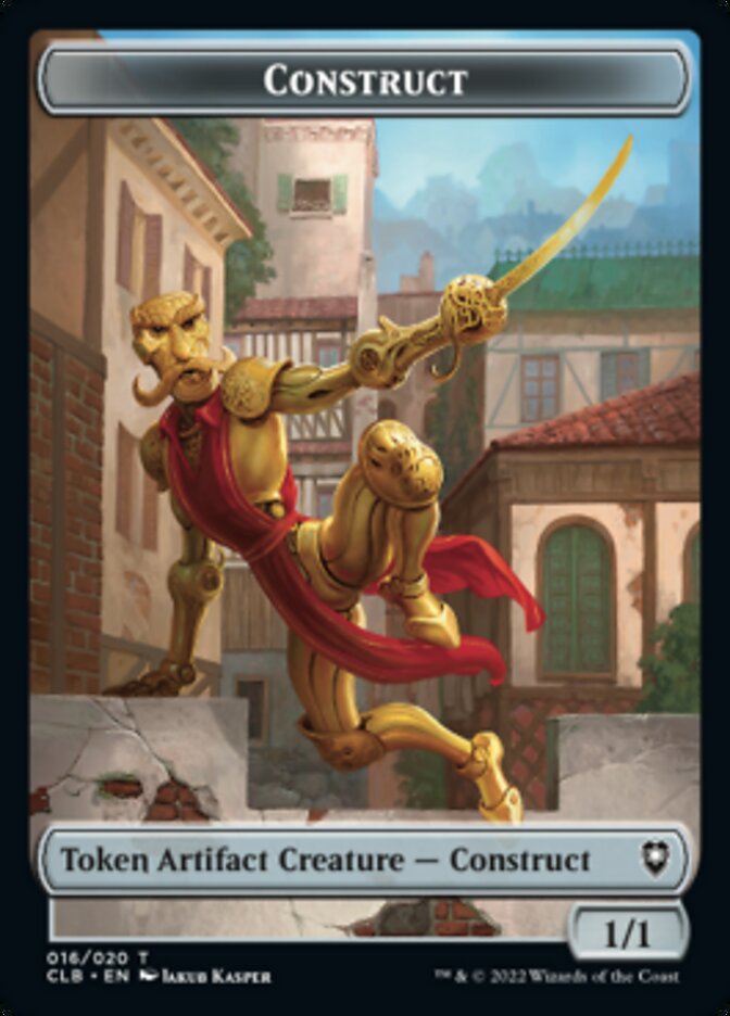 Treasure // Construct Double-sided Token [Commander Legends: Battle for Baldur's Gate Tokens] | Exor Games Dartmouth