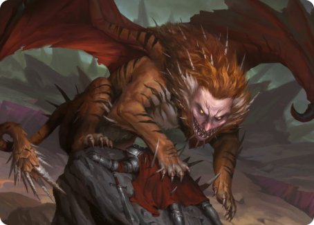 Manticore Art Card [Dungeons & Dragons: Adventures in the Forgotten Realms Art Series] | Exor Games Dartmouth