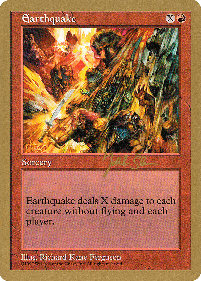 Earthquake (Jakub Slemr) [World Championship Decks 1997] | Exor Games Dartmouth