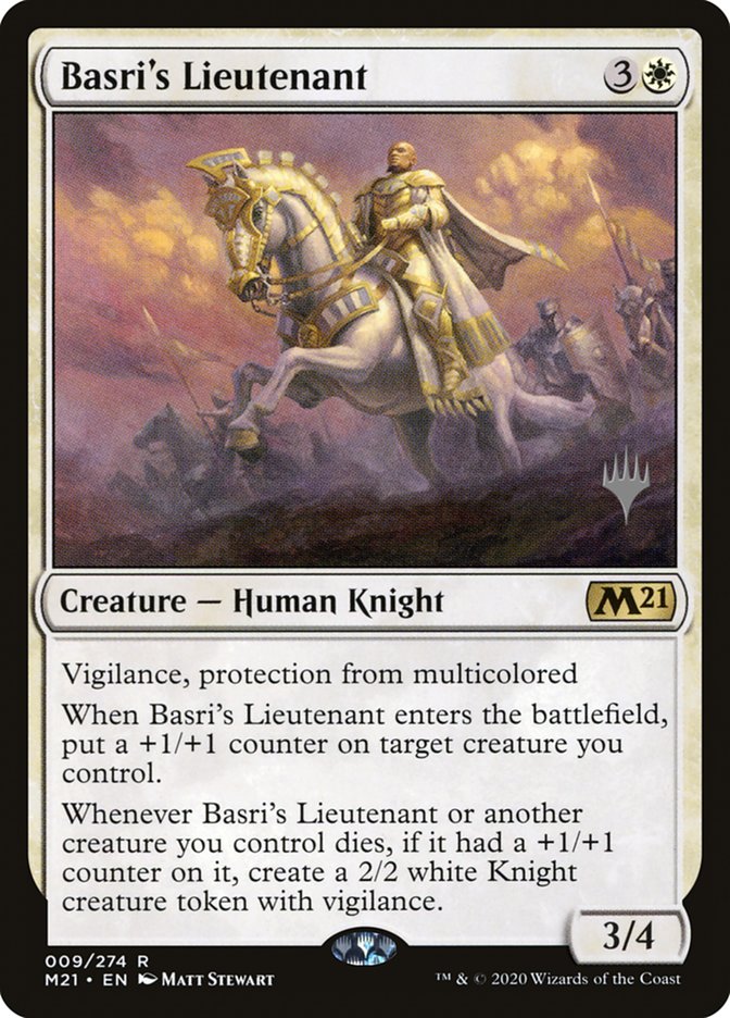 Basri's Lieutenant (Promo Pack) [Core Set 2021 Promos] | Exor Games Dartmouth