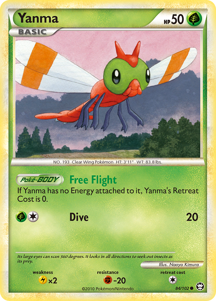 Yanma (84/102) [HeartGold & SoulSilver: Triumphant] | Exor Games Dartmouth