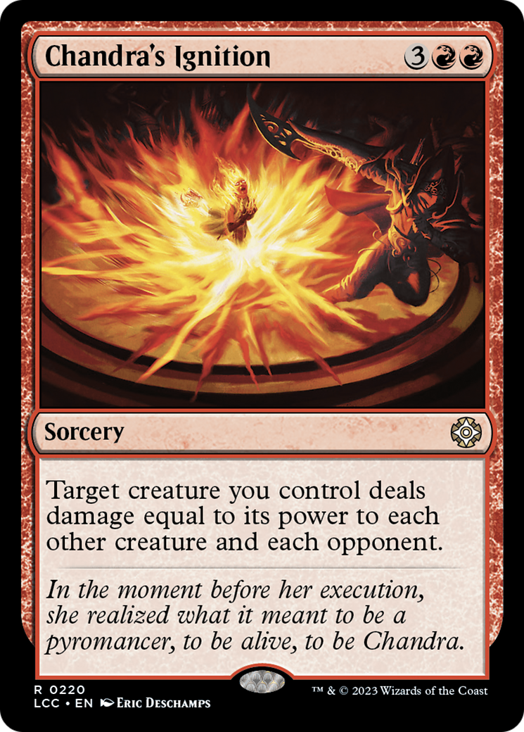 Chandra's Ignition [The Lost Caverns of Ixalan Commander] | Exor Games Dartmouth