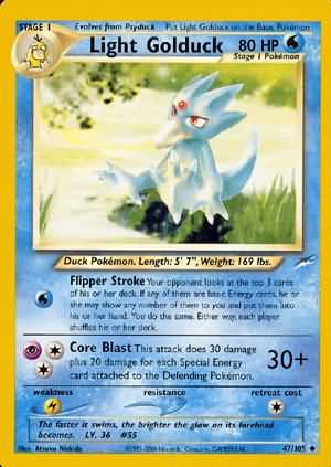 Light Golduck (47/105) [Neo Destiny Unlimited] | Exor Games Dartmouth