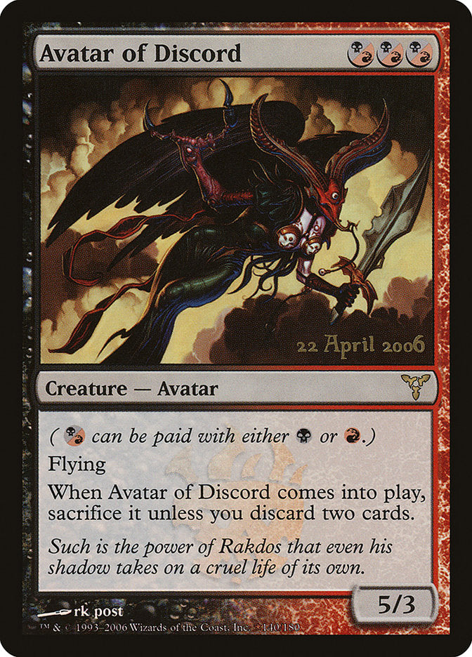 Avatar of Discord [Dissension Promos] | Exor Games Dartmouth