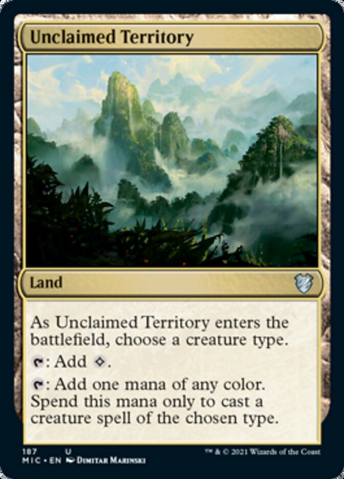 Unclaimed Territory [Innistrad: Midnight Hunt Commander] | Exor Games Dartmouth