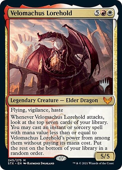 Velomachus Lorehold (Promo Pack) [Strixhaven: School of Mages Promos] | Exor Games Dartmouth