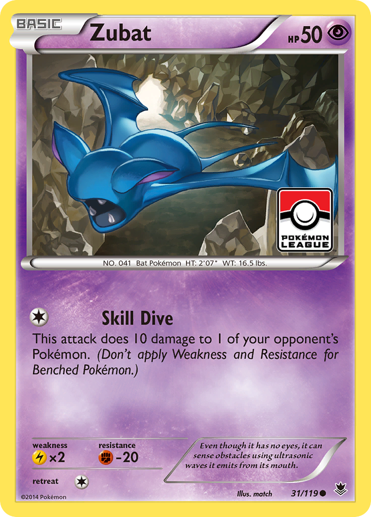 Zubat (31/119) [XY: Phantom Forces] | Exor Games Dartmouth