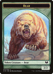 Bear // Spider Double-Sided Token [Commander 2015 Tokens] | Exor Games Dartmouth