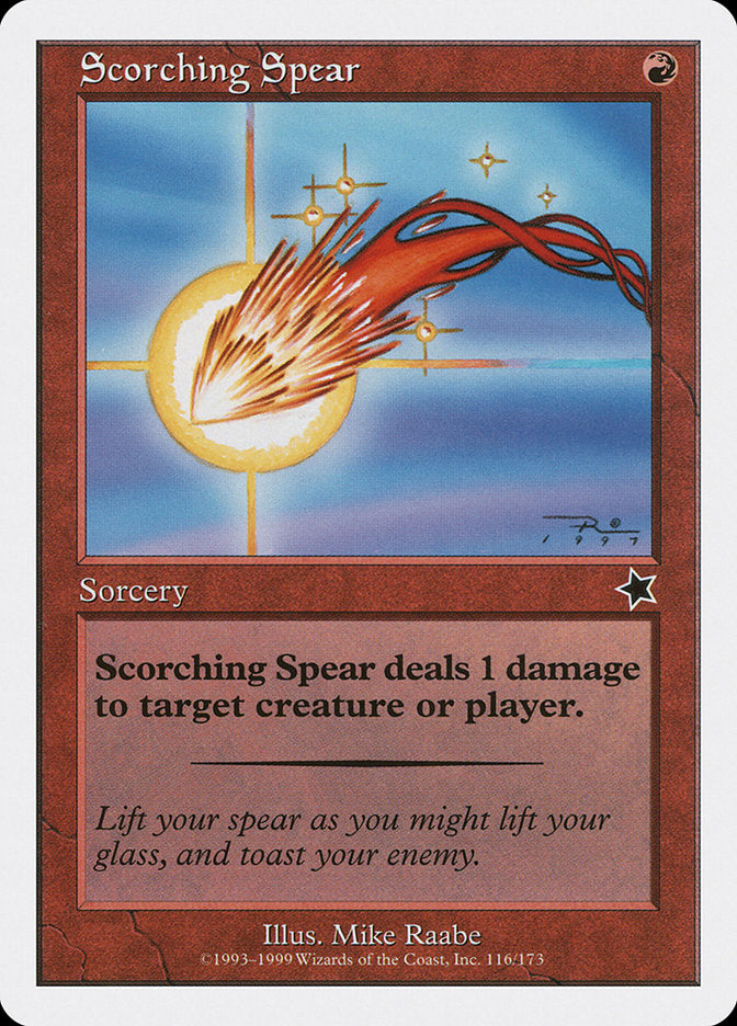 Scorching Spear [Starter 1999] | Exor Games Dartmouth